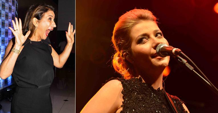 Zizi Possi acompanha a apresentação da filha, Luiza, em São Paulo