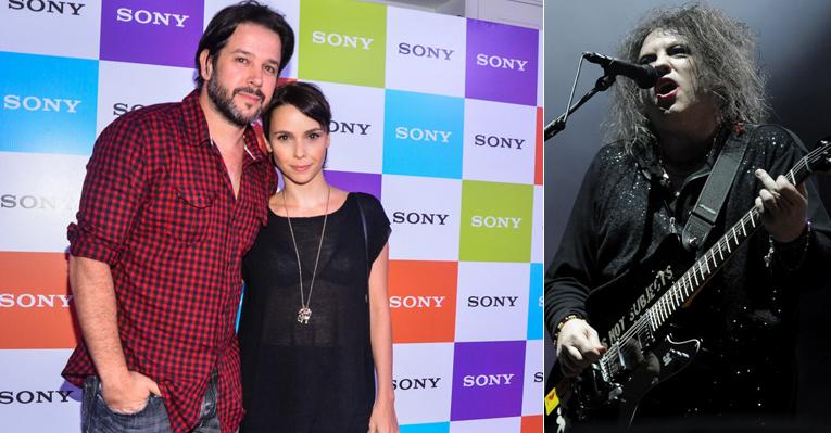 Murilo Benício e Débora Falabella curtem show do The Cure em São Paulo