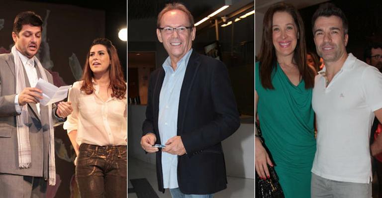 Famosos conferem a estreia de ‘Rain Man’, nova peça de Marcelo Serrado, em SP