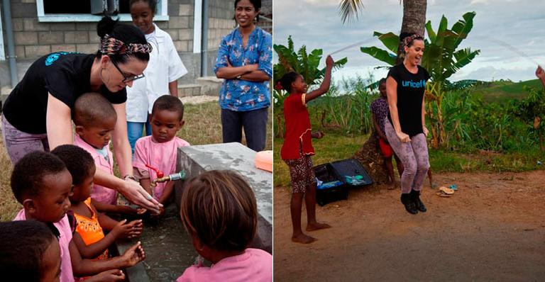 Katy Perry visita crianças em Madagascar