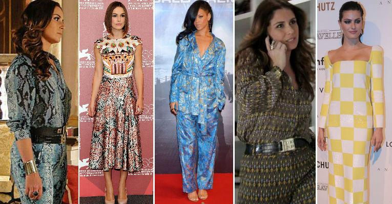 Giovanna Antonelli e outras mulheres poderosas elegem estampas como tendência da vez