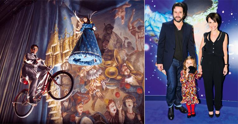 Cirque Du Soleil encanta Murilo Benício e sua Débora Falabella