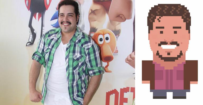Tiago Abravanel, Rafael Cortez e Mari Moon viram desenho 8 bits