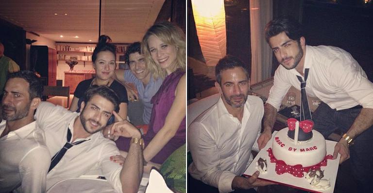 Marc Jacobs festeja aniversário no Rio com Mariana Ximenes e  Reynaldo Gianecchini