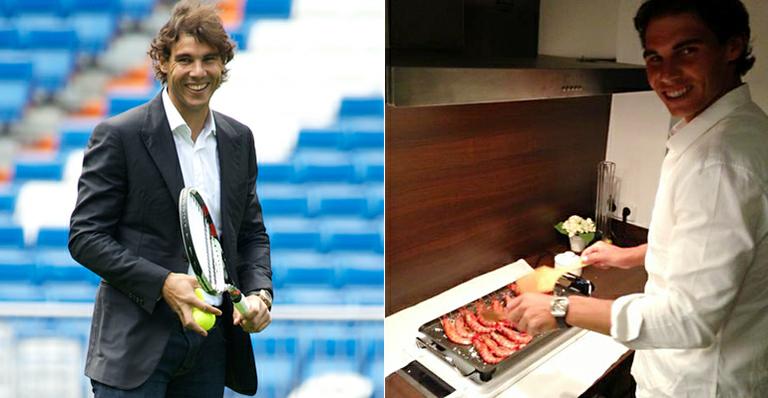 Rafael Nadal mostra seus dotes culinários ao preparar seu prato favorito