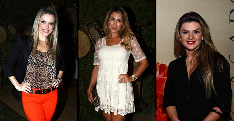 Famosos conferem as novidades em casamento na feira Casar 2013