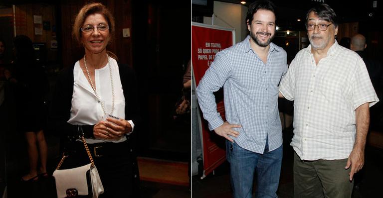 Marília Pêra e Murilo Benício prestigiam peça de Walter Lima Jr.