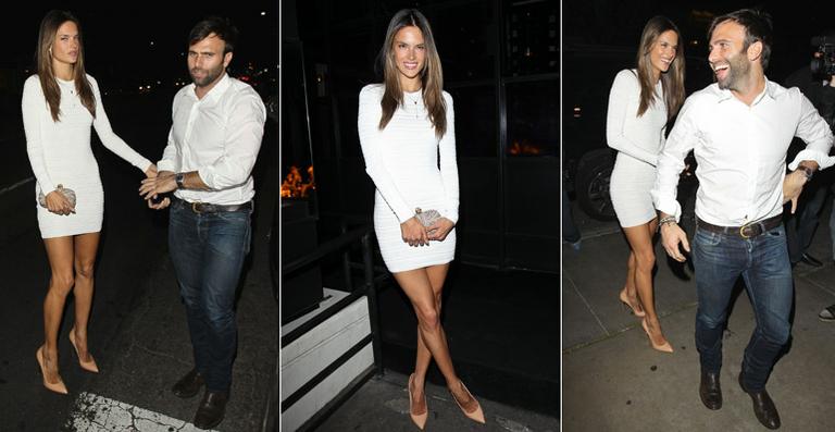 Alessandra Ambrosio festeja aniversário com amigos nos Estados Unidos