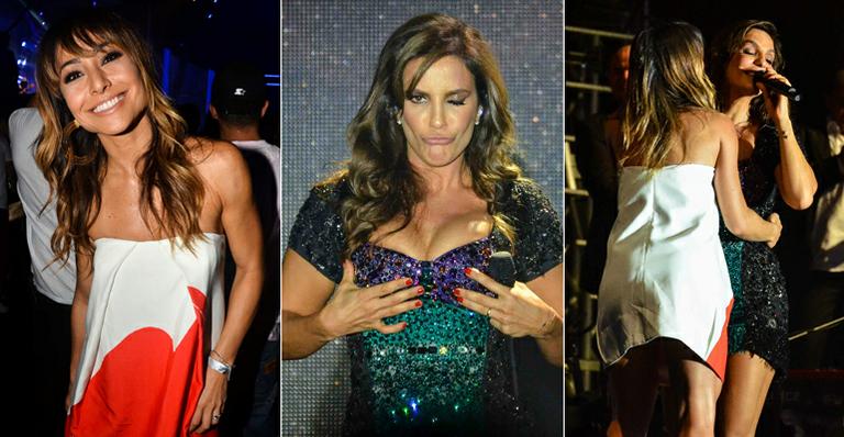 Sabrina Sato dança com Ivete Sangalo  em show em São Paulo
