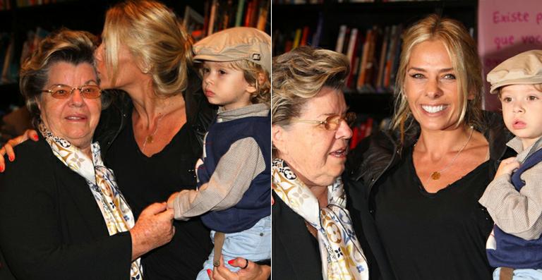 Adriane Galisteu lança livro em homenagem a sua mãe, Dona Emma