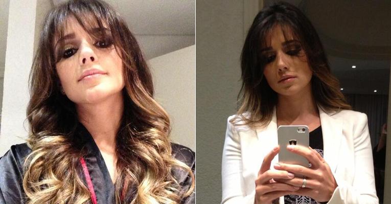 Paula Fernandes adota franjinha em seu novo visual