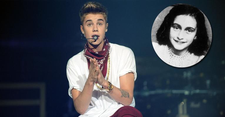 Justin Bieber gostaria de ter tido Anne Frank como sua ‘belieber’