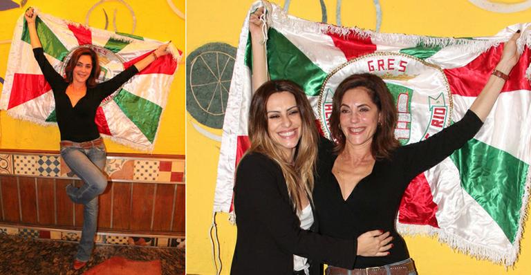 Christiane Torloni é coroada rainha de bateria da Grande Rio
