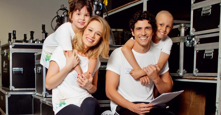 Parceria solidária dos amigos Mariana Ximenes e Reynaldo Gianecchini