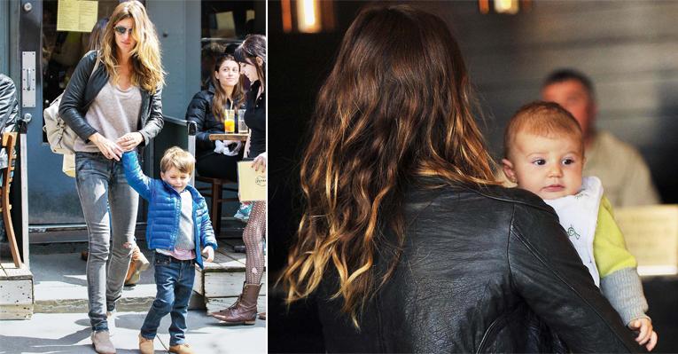 Gisele Bündchen e a dedicação a seus pequenos