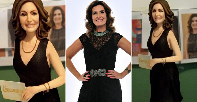 Fátima Bernardes vira escultura em miniatura