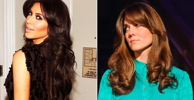 Confira o estilo desfilado por Kim Kardashian e Kate Middleton durante a gravidez