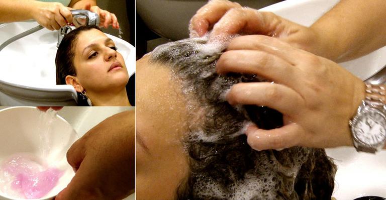 Passo a passo para ter cabelos saudáveis inclui diluição do shampoo e condicionador