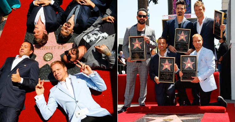 Backstreet Boys ganham estrela na Calçada da Fama de Hollywood e lançam novidades