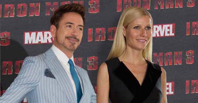 Gwyneth Paltrow reencontra Robert Downey Jr e faz selfie