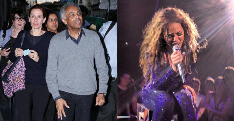 Gilberto Gil vai a show de Beyoncé em Paris