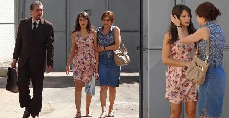 ‘Guerra dos Sexos’: Carolina sai da prisão e é recebida por Nieta