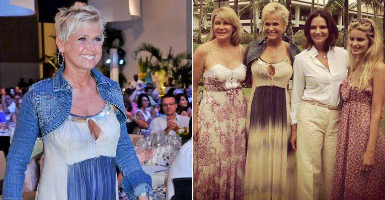 Xuxa é homenageada durante evento em Comandatuba