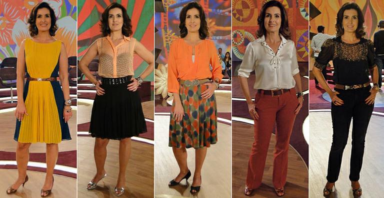 Confira as tendências nos looks de Fátima Bernardes