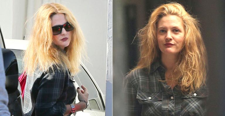 Drew Barrymore volta a ser loira