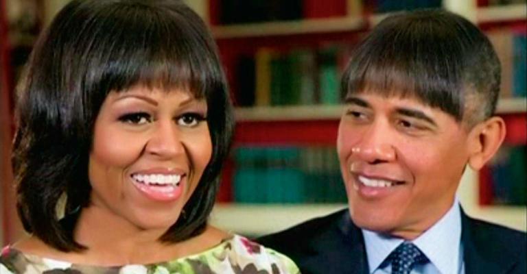O bom humor de Barack Obama