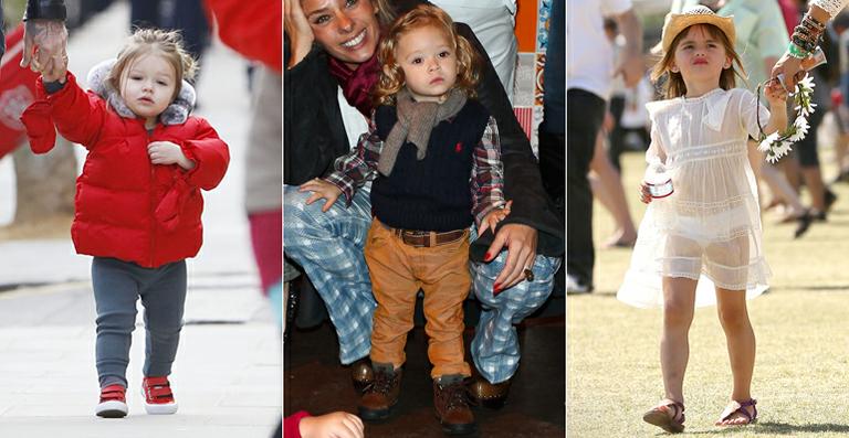 Saiba quais são os pequenos fashionistas do mundo das celebridades