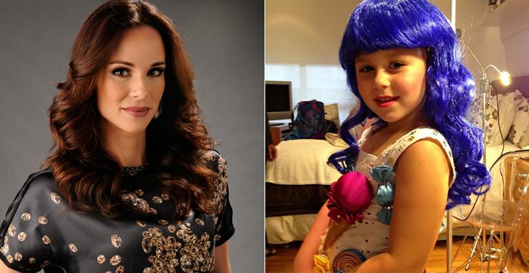 Filha de Ana Furtado usa fantasia de Katy Perry na festa de aniversário