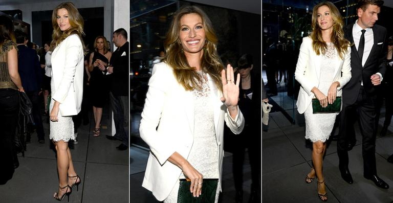 Gisele Bündchen rouba a cena em evento da Dolce&Gabbana;
