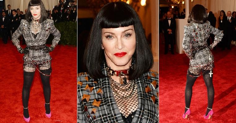 Madonna rouba a cena no Met Gala e é nossa escolha como a mais punk da noite