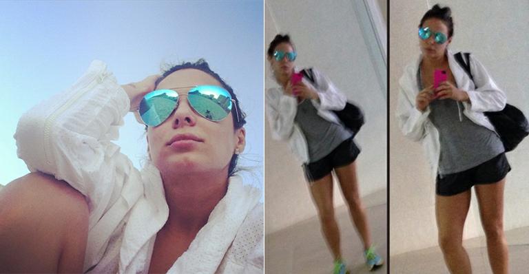 Alinne Rosa: corrida para manter a boa forma