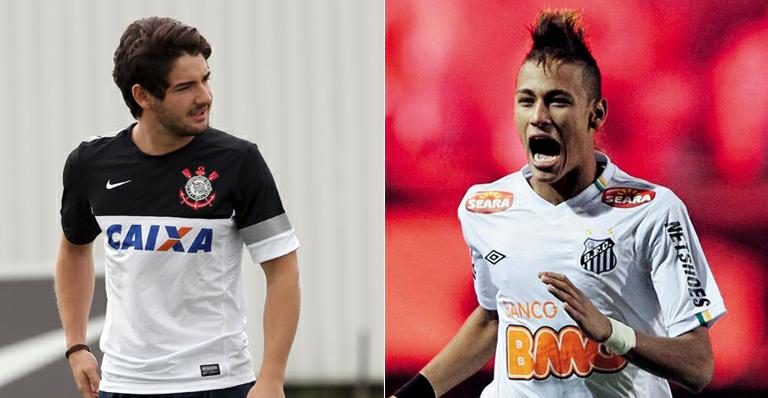 Amigos, Alexandre Pato e Neymar disputam primeira final como adversários