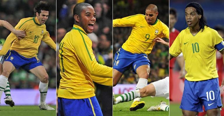Quarteto de brilho na Copa das Confederações de 2005, na Alemanha
