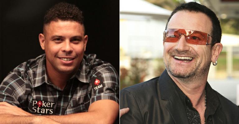 Ronaldo parabeniza aniversariante Bono Vox
