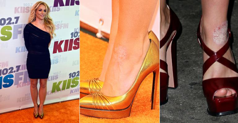 Após meses com feridas, Britney Spears aparece com pés cicatrizados
