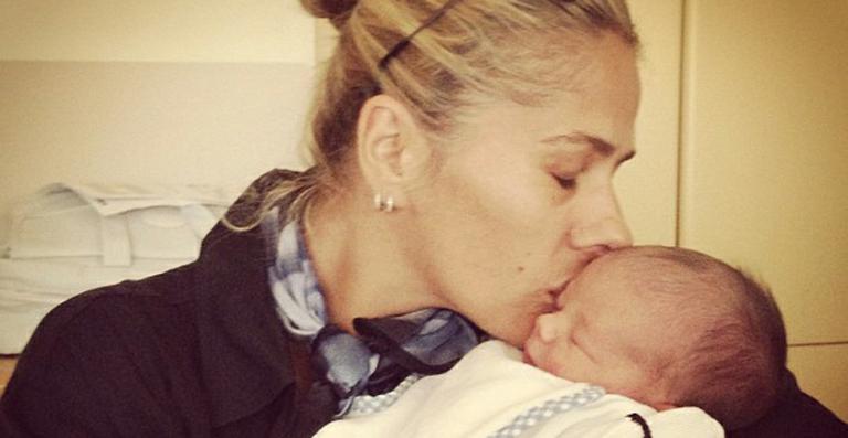 Adriane Galisteu apresenta novo sobrinho, Bernardo