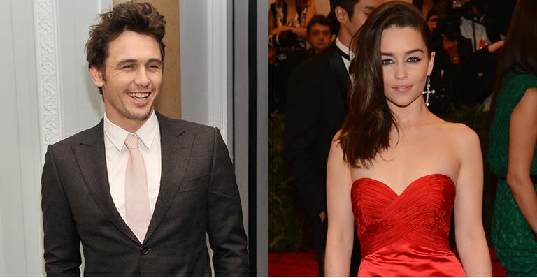 James Franco está afim de Emilia Clarke, atriz de ‘Game of Thrones’