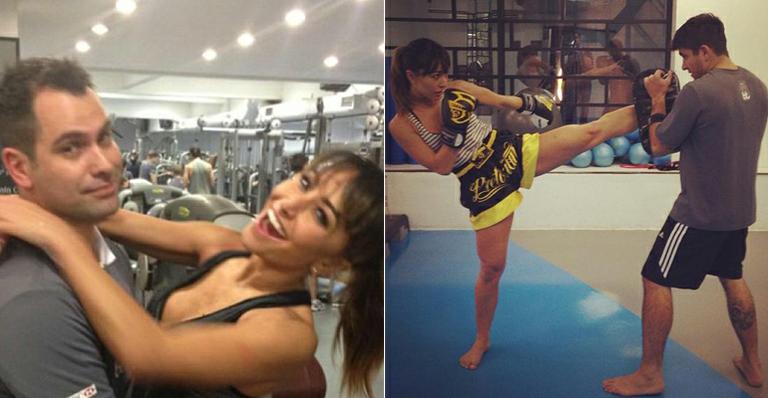 Sabrina Sato volta a malhar e diz estar se sentindo muito bem com os exercícios