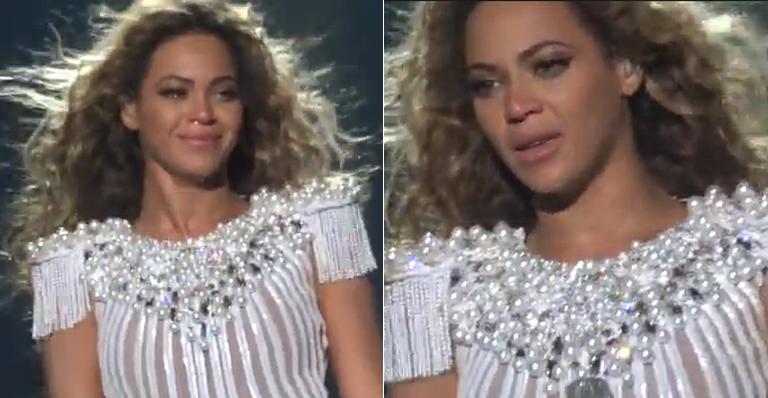 Beyoncé volta ao palco sem liberação médica e chora em show na Bélgica