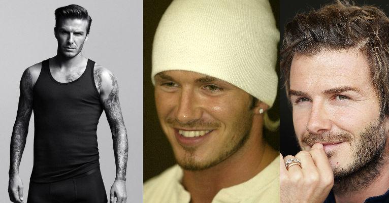Veja fotos da vida e da carreira do jogador e modelo David Beckham