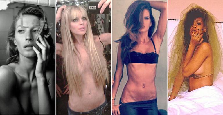 As fotos mais ousadas (e surpreendentes) dos famosos na internet