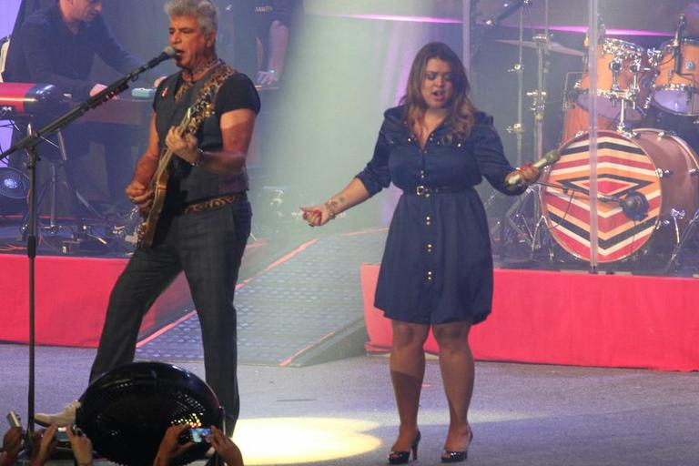 Show de Lulu Santos reúne famosos no Rio