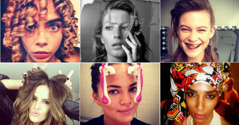 Modelos se descontraem (algumas até demais) no Instagram; confira as fotos!