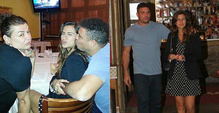 Ronaldo assiste jogo do Corinthians em churrascaria no Rio