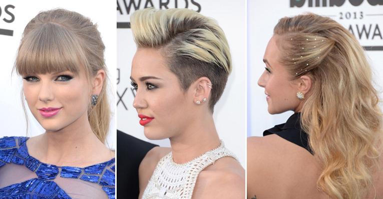 Cabelos de Taylor Swift e Miley Cyrus no Billboard Music Awards inspiram penteados para casamentos