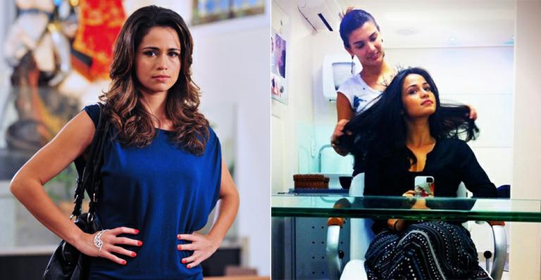 Nanda Costa muda o visual e escurece os cabelos